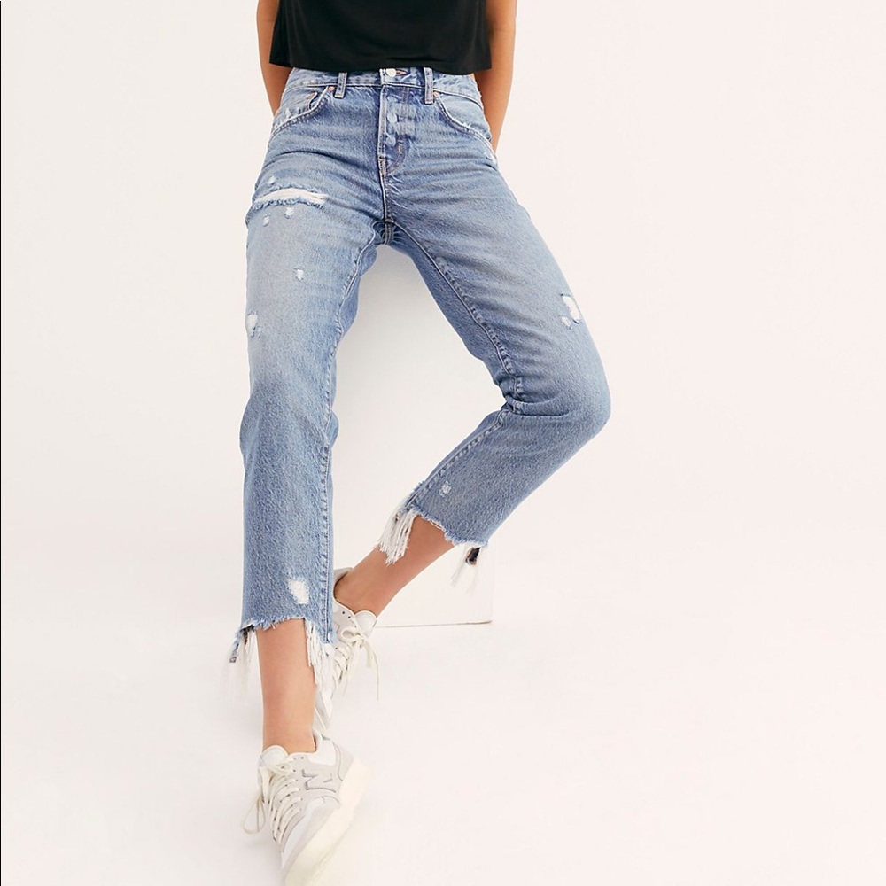 Free People Good Time Relaxed Skinny Jeans